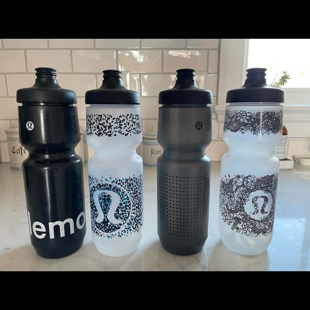 Set of 4 New Lululemon Sport Bottles